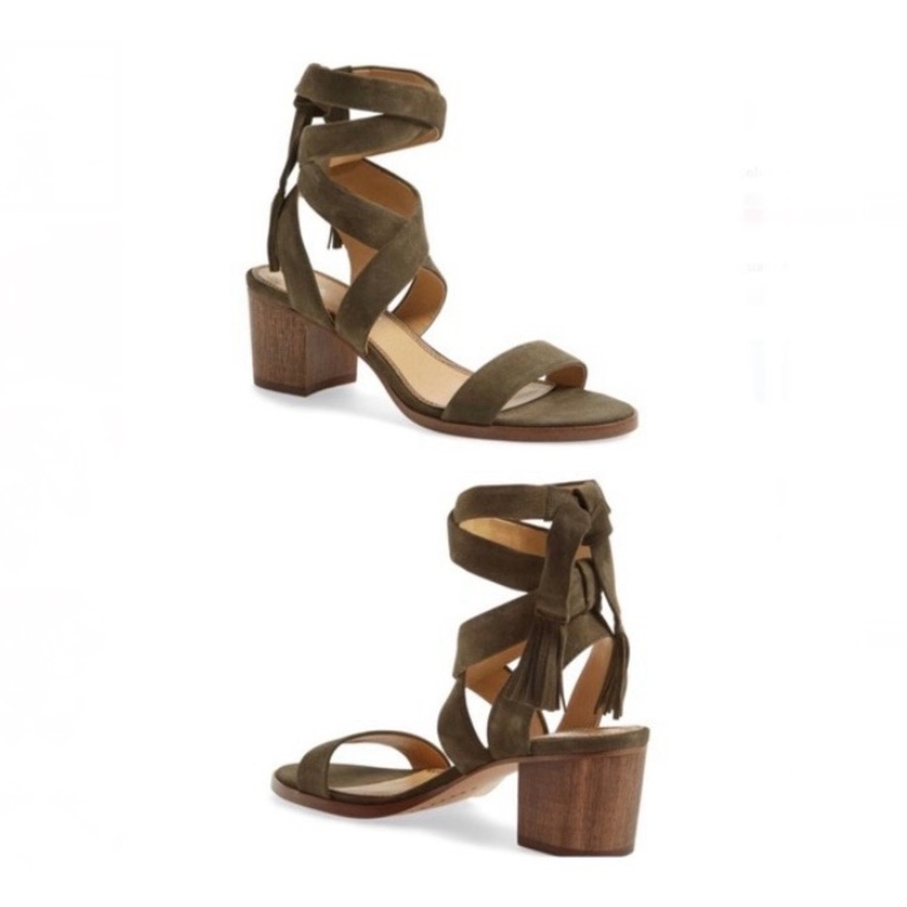 SPLENDID Janet Suede Tie-Up Sandal